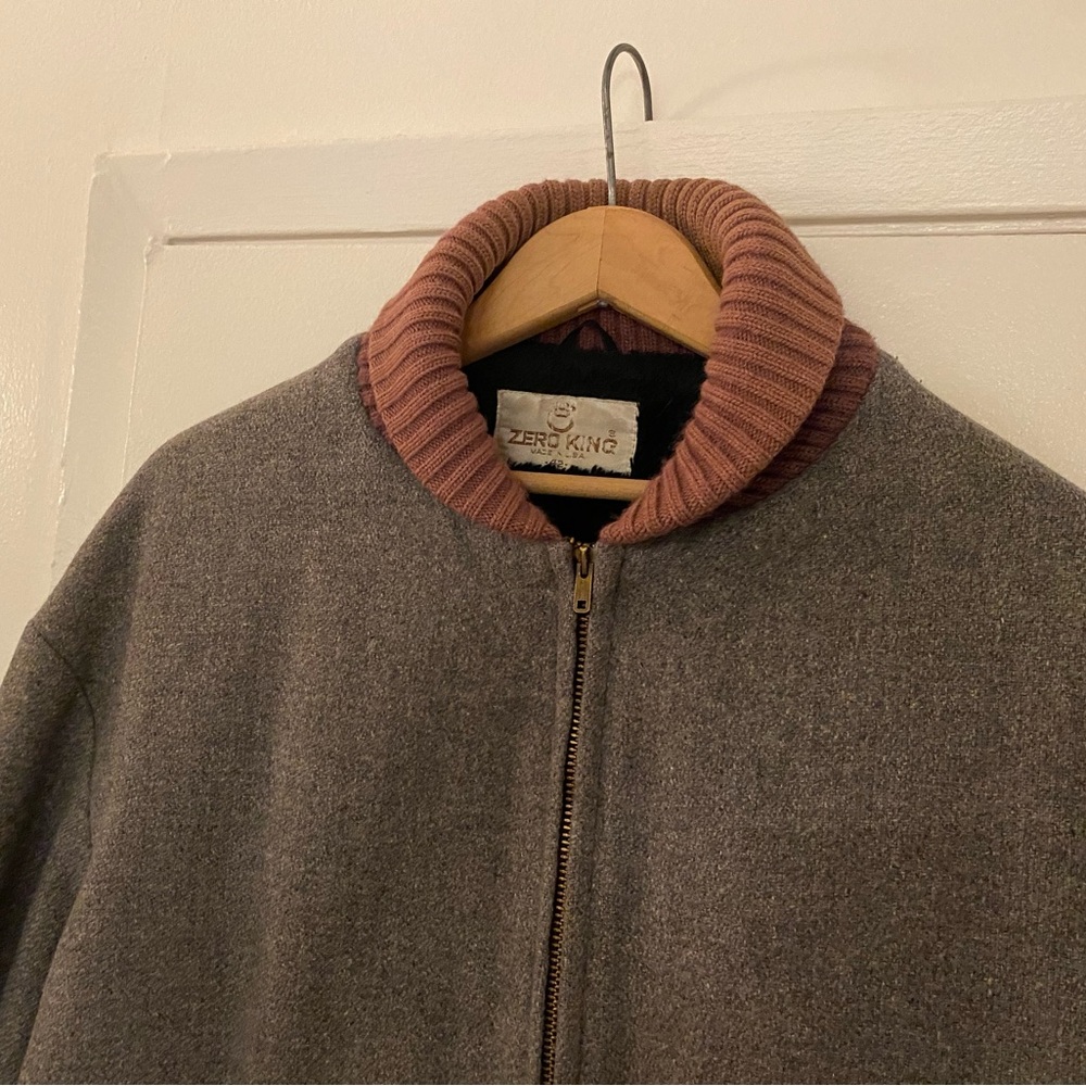 Vintage ZERO KING Roll Collar Jacket / PHARAOH Car Coat Style